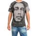 T-shirt uomo Bob Marley - Celeste